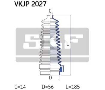 Комплект маншон, полуоска SKF за FORD KA (RB) от 1996 до 2008