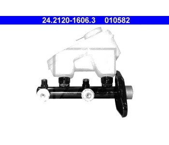 Главен спирачен цилиндър Ø20,64mm ATE за FORD FIESTA (F3L, F5L) товарен от 1991 до 1996