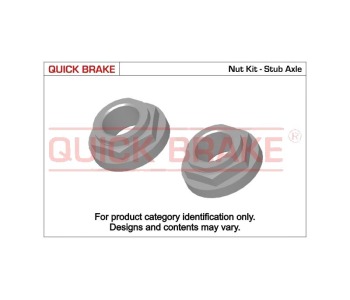 Гайка, шийка на оста M20x1.5 QUICK BRAKE за FORD FIESTA IV (JA, JB) от 1995 до 2002