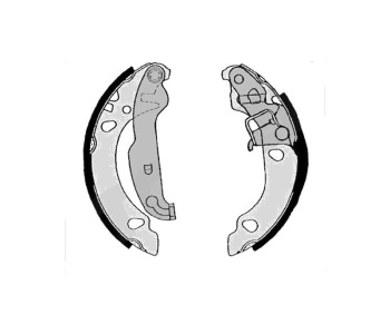 Комплект спирачни челюсти STARLINE за FORD FIESTA IV (JA, JB) от 1995 до 2002
