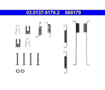 Комплект принадлежности, спирани челюсти ATE за FIAT PUNTO (188) van от 2000 до 2009