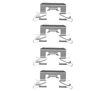 Комплект принадлежности дискови накладки DELPHI за SUZUKI SWIFT IV (FZ, NZ) от 2010 до 2017