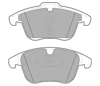 Комплект спирачни накладки DELPHI за LAND ROVER FREELANDER II (L359) от 2006 до 2014