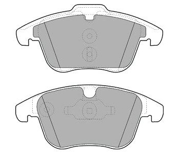 Комплект спирачни накладки DELPHI за FORD MONDEO IV (BA7) лифтбек от 2007 до 2015