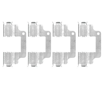 Комплект принадлежности дискови накладки BOSCH за FORD MONDEO IV (BA7) лифтбек от 2007 до 2015