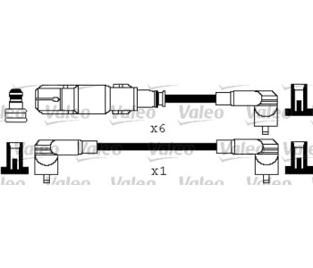 Комплект запалителни кабели VALEO за FORD GALAXY (WGR) от 1995 до 2006
