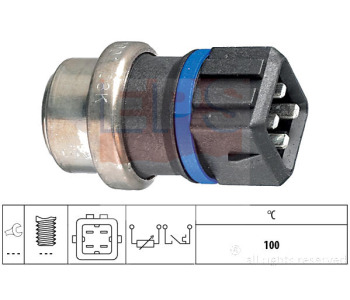 Датчик, температура на охладителната течност EPS 1.830.536 за VOLKSWAGEN TRANSPORTER IV (70XB, 70XC, 7DB, 7DW, 7DK) пътнически от 1990 до 2003