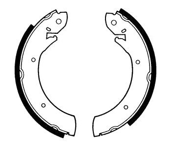 Комплект спирачни челюсти DELPHI за FORD GRANADA (GNU) комби от 1977 до 1985