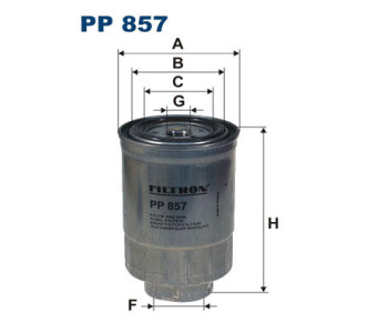 Горивен филтър FILTRON PP 857 за NISSAN PATHFINDER II (R50) от 1996 до 2004