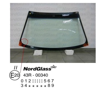 Челно стъкло NordGlass за FORD MONDEO I (GBP) лифтбек от 1993 до 1996