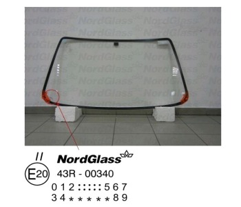 Челно стъкло NordGlass за FORD SIERRA (GBC) хечбек от 1982 до 1987