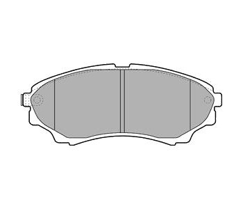 Комплект спирачни накладки DELPHI за FORD RANGER II (ES, ET) от 2005 до 2012