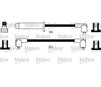 Комплект запалителни кабели VALEO за FORD SIERRA (GBC, GBG) хечбек от 1987 до 1993