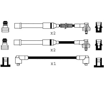 Комплект запалителни кабели VALEO за FORD SCORPIO II (GFR, GGR) от 1994 до 1998