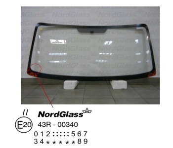 Челно стъкло NordGlass за FORD TRANSIT (E) платформа от 1991 до 1994