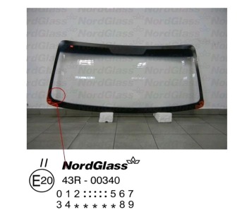 Челно стъкло NordGlass за FORD TRANSIT (E) платформа от 1991 до 1994