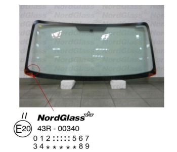 Челно стъкло NordGlass за FORD TRANSIT (T) пътнически от 1985 до 1992