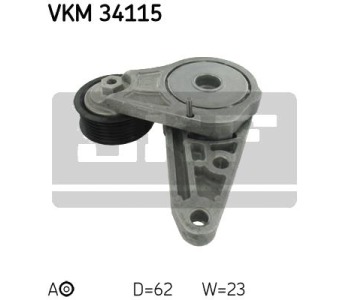 Обтящна ролка, пистов ремък SKF VKM 34115 за FORD GRAND C-MAX (DXA/CB7, DXA/CEU) от 2010