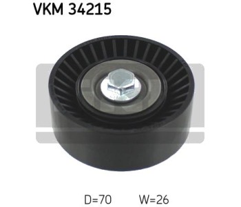 Паразитна/ водеща ролка, пистов ремък SKF VKM 34215 за FORD GRAND C-MAX (DXA/CB7, DXA/CEU) от 2010