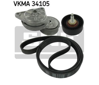 Комплект пистов ремък SKF VKMA 34105 за MAZDA TRIBUTE от 2000 до 2008