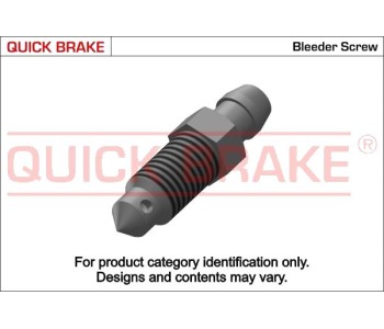 Вентил за обезвъздушаване, спирачен апарат QUICK BRAKE за MAZDA 121 I (DA) от 1987 до 1990