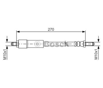 Спирачен маркуч BOSCH за FORD ESCORT III (AVA) товарен от 1981 до 1986