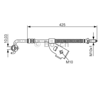 Спирачен маркуч BOSCH за FORD ORION III (GAL) от 1990 до 1996