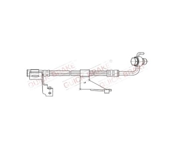 Спирачен маркуч QUICK BRAKE за FORD ESCORT (AVL) товарен от 1995 до 2001