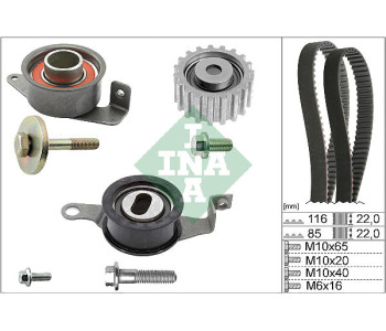 Комплект ангренажен ремък INA 530 0010 10 за FORD MONDEO I (GBP) седан от 1993 до 1996