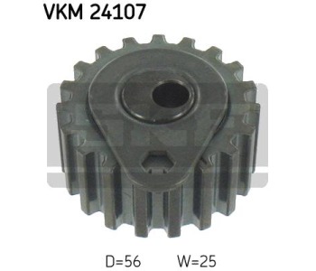 Паразитна/ водеща ролка, зъбен ремък SKF VKM 24107 за MAZDA 121 III (JASM, JBSM) от 1996 до 2003