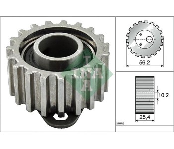 Обтяжна ролка, ангренаж INA 531 0204 10 за FORD MONDEO II (BAP) лифтбек от 1996 до 2000