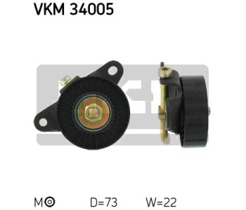 Обтящна ролка, пистов ремък SKF VKM 34005 за FORD ESCORT CLASSIC (AAL, ABL) от 1998 до 2000