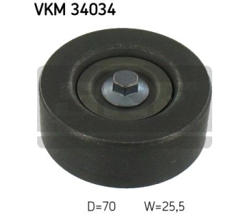 Паразитна/ водеща ролка, пистов ремък SKF VKM 34034 за FORD ESCORT CLASSIC (AAL, ABL) от 1998 до 2000