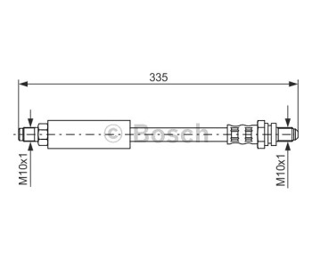 Спирачен маркуч BOSCH за FORD ESCORT CLASSIC (AAL, ABL) от 1998 до 2000