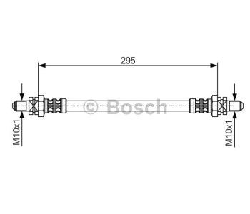 Спирачен маркуч BOSCH за FORD FIESTA III (GFJ) от 1989 до 1997