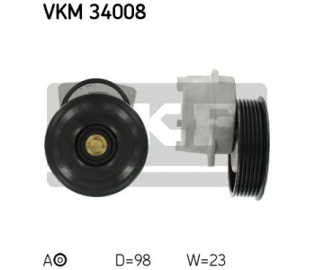 Обтящна ролка, пистов ремък SKF VKM 34008 за FORD FIESTA IV (JA, JB) от 1995 до 2002