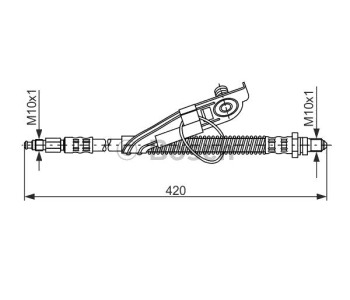 Спирачен маркуч BOSCH за FORD PUMA (EC) от 1997 до 2002