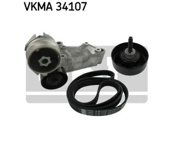Комплект пистов ремък SKF VKMA 34107 за FORD TOURNEO CONNECT пътнически от 2002 до 2013