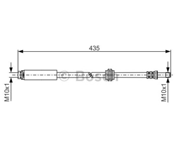 Спирачен маркуч BOSCH за FORD FOCUS C-MAX от 2003 до 2007