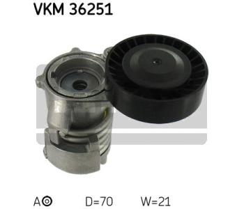 Обтящна ролка, пистов ремък SKF VKM 36251 за VOLVO C30 от 2006 до 2013