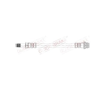 Спирачен маркуч QUICK BRAKE за FORD MONDEO IV (BA7) лифтбек от 2007 до 2015