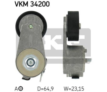 Обтящна ролка, пистов ремък SKF VKM 34200 за FORD S-MAX (WA6) от 2006 до 2014
