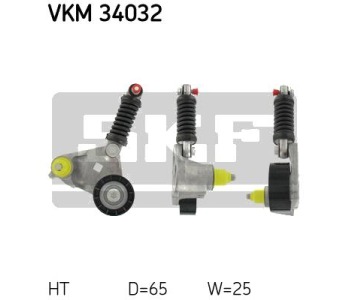 Обтящна ролка, пистов ремък SKF VKM 34032 за FORD TRANSIT (FA) товарен от 2000 до 2006