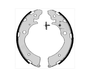 Комплект спирачни челюсти STARLINE за SUZUKI CARRY (FD) товарен от 1999