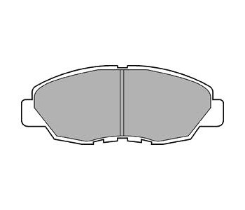 Комплект спирачни накладки DELPHI за HONDA CIVIC IX (FK) хечбек от 2012 до 2015