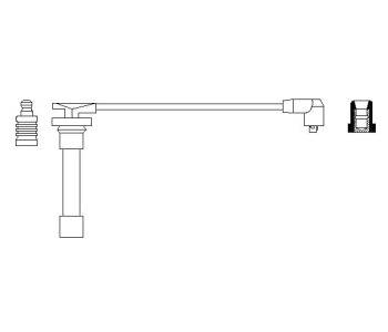 Запалителен кабел BOSCH за HONDA ACCORD IV (CB) седан от 1989 до 1993
