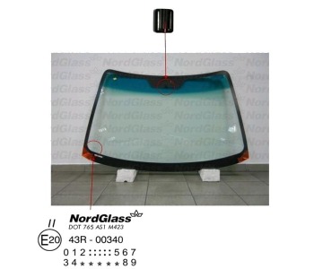Челно стъкло NordGlass за HONDA ACCORD VI (CK, CG, CH, CF8) седан от 1997 до 2003
