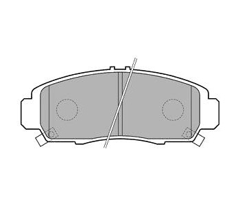 Комплект спирачни накладки DELPHI за HONDA FR-V (BE) от 2004 до 2010