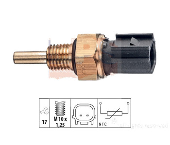Датчик, температура на охладителната течност EPS 1.830.347 за HONDA CIVIC VIII (FN, FK) хечбек от 2005 до 2011