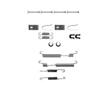 Комплект принадлежности, спирани челюсти DELPHI за HONDA CIVIC V (EG, EH) седан от 1991 до 1995